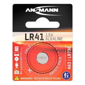 ANSMANN® Alkaline Knopfzelle LR41 / LR736 / AG3